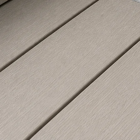 Close-up photograph of deck on a house